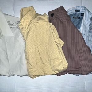 Van Heusen Short Sleeve dress shirt lot of 4 XL